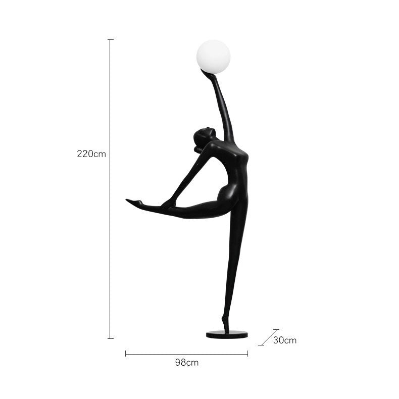 Lampadaire Danseuse Équilibre