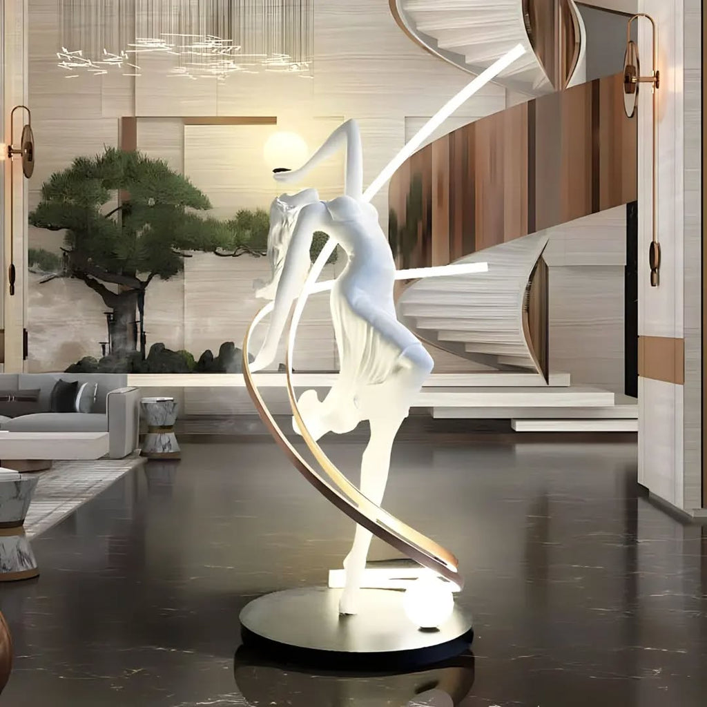 Sculpture Danseuse Lumineuse Abstraite