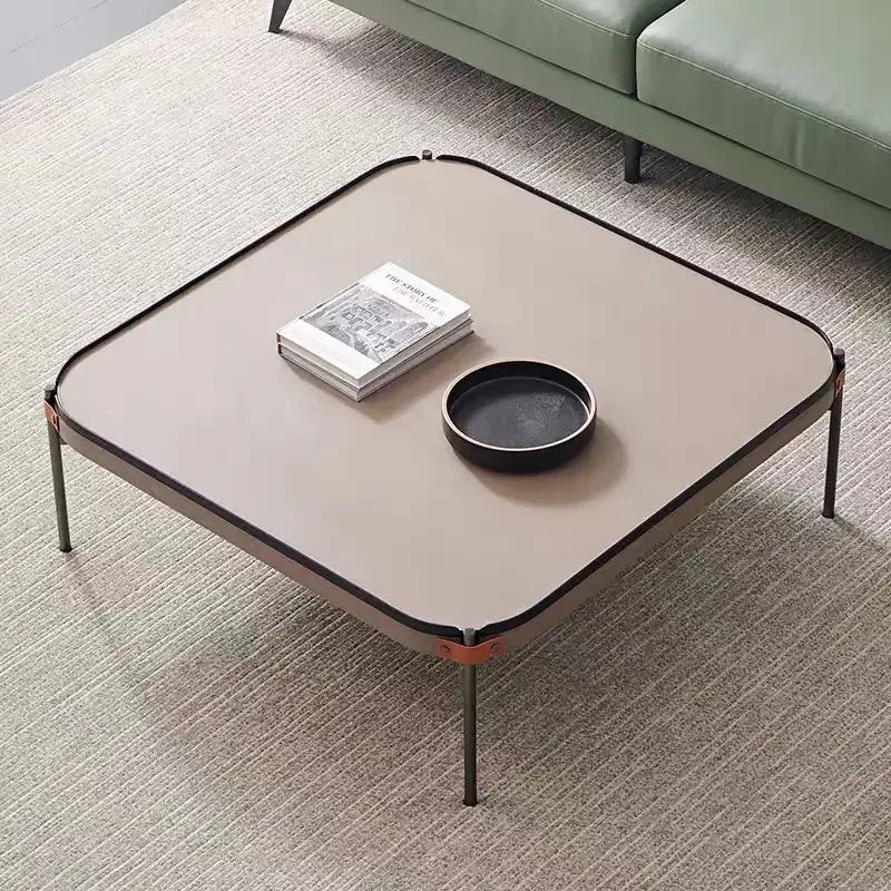 SEMINYAK Set de 2 table basses gigogne 90  75 cm