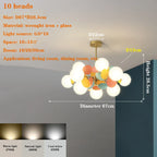 Lustre Fleurs Boule  Luminéa Flore