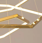 Lustre Géométrique Hexa-Luxe