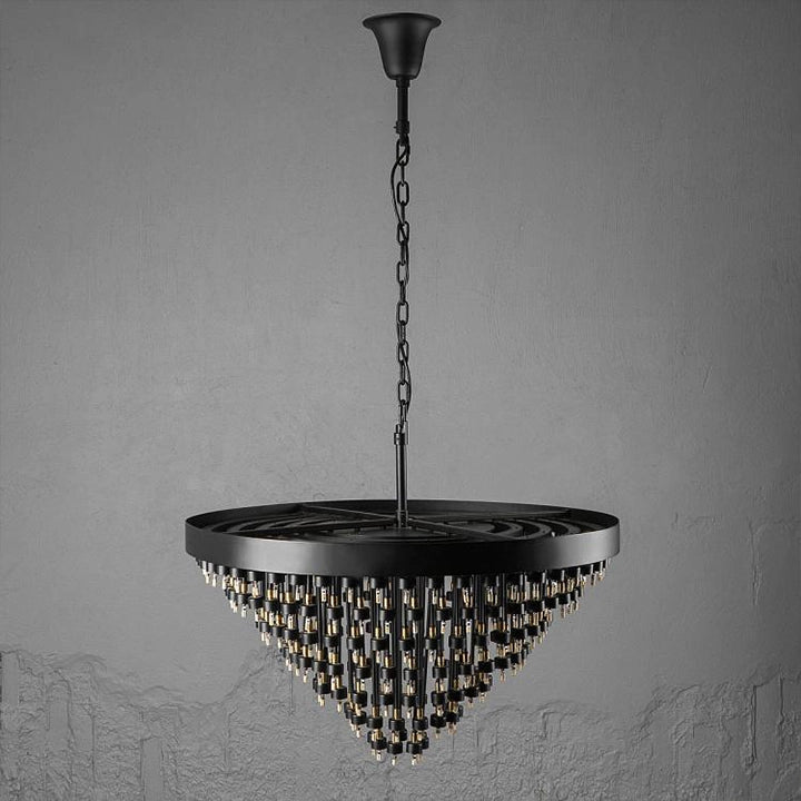 Lustre suspendu Legato en cristal multicouches