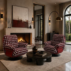POIS — Fauteuil en velours chenille