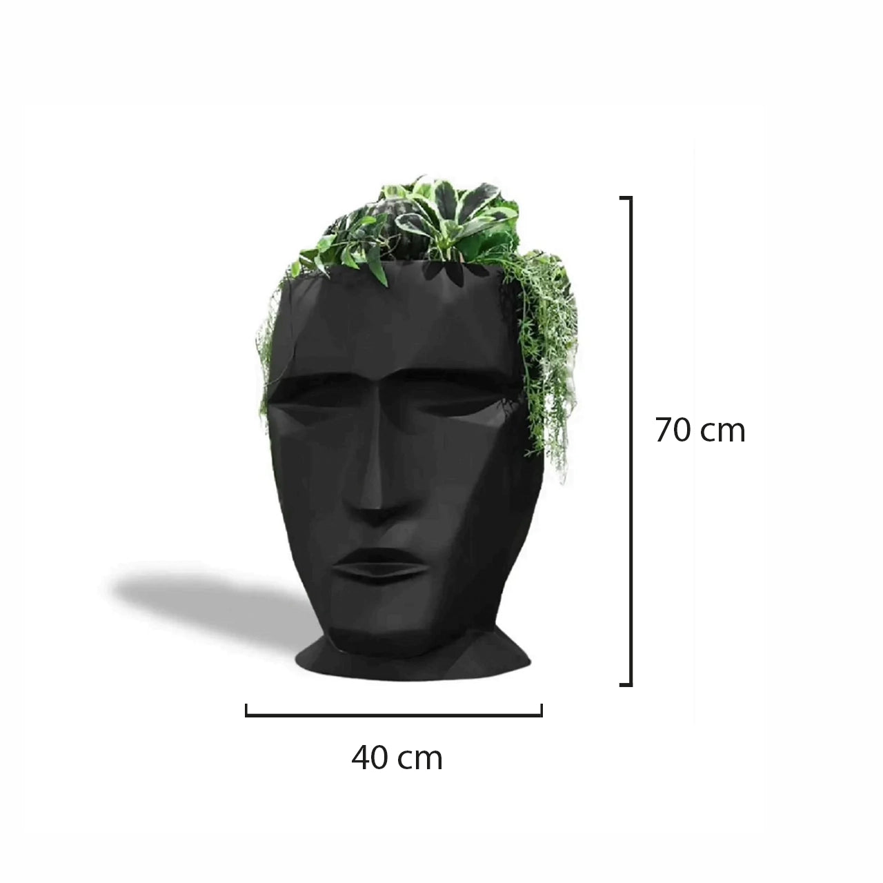 Grand Vase Visage Design – Objet d’Art Déco