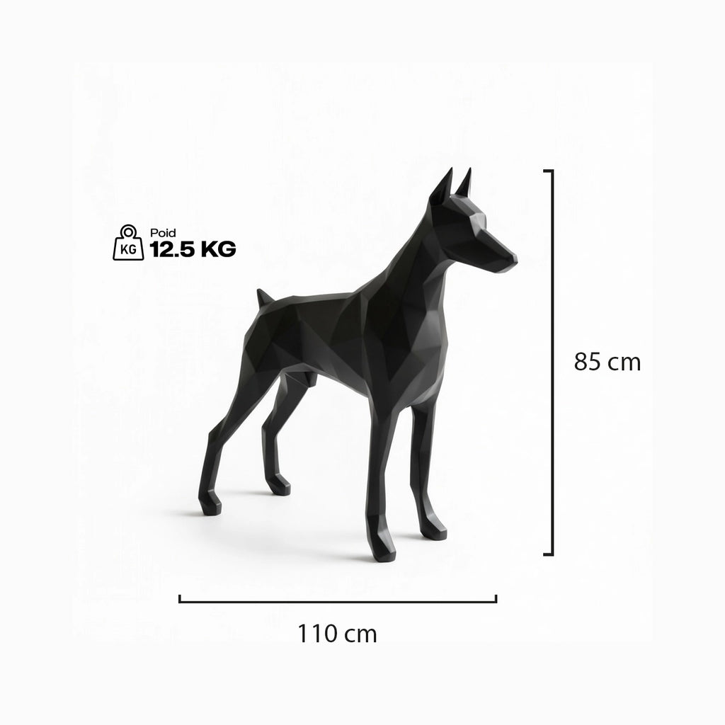 Sculpture Doberman – Élégance, Force & Caractère