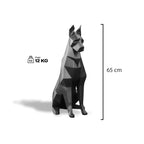 Sculpture Doberman Assis – Intérieur & Extérieur