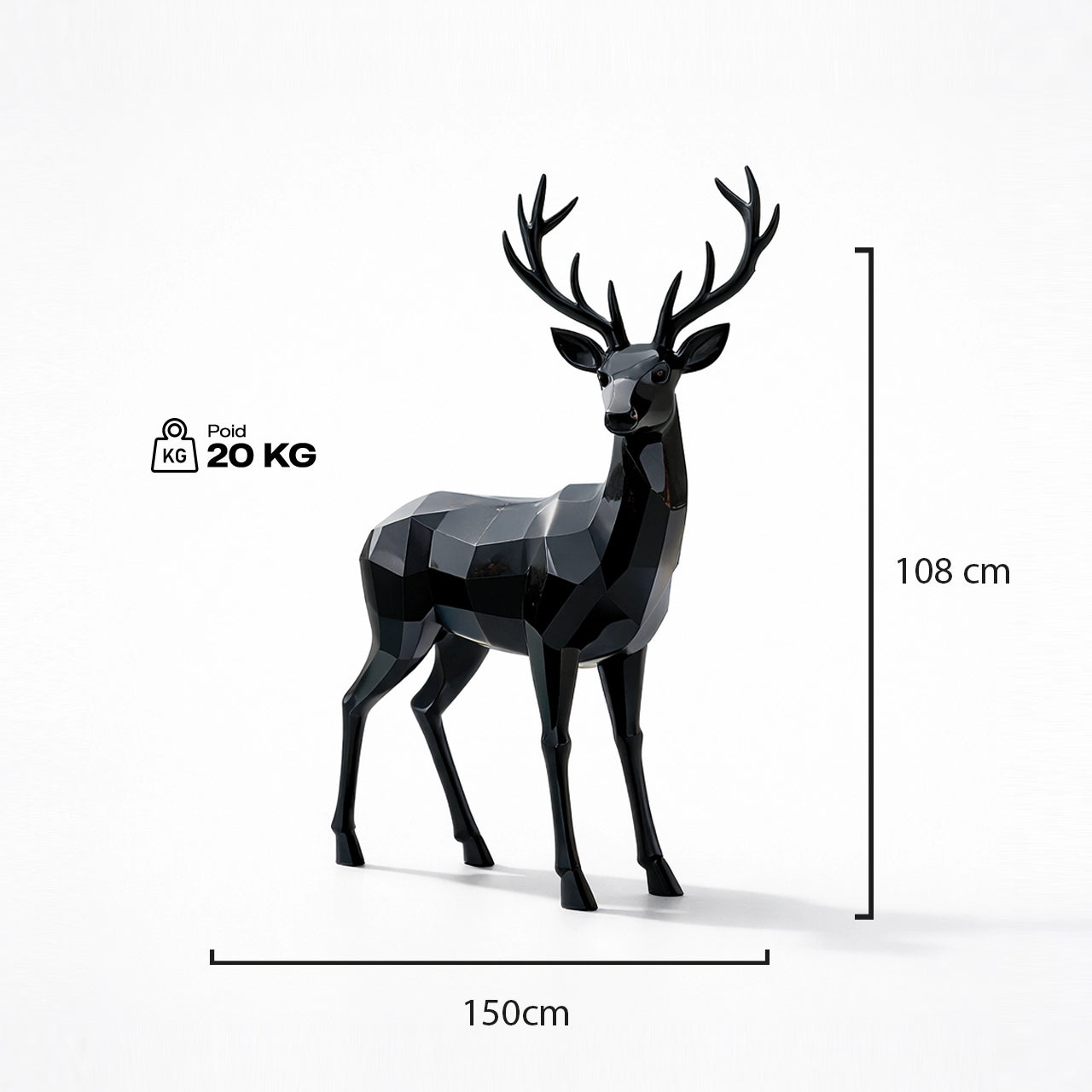 Sculpture Cerfs Design – Intérieur & Extérieur